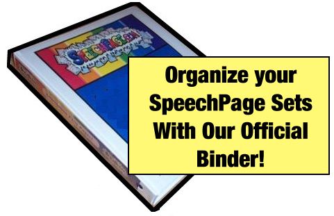 SpeechPage Storage Binder!